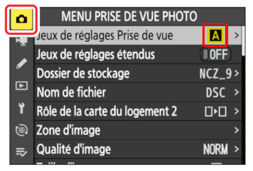 Le ''bank SHOOT'' A (exemple)